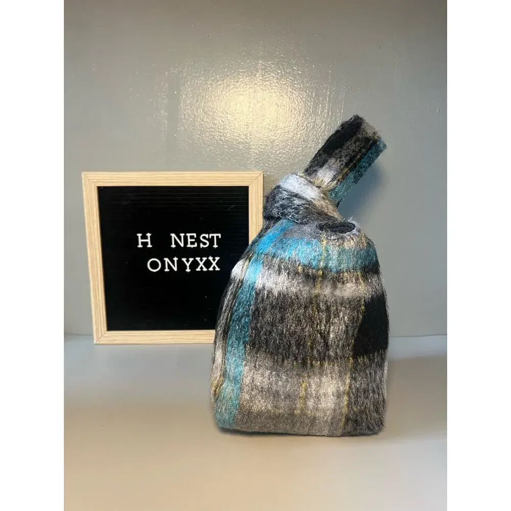 Yaito snow miser flannel knot bag